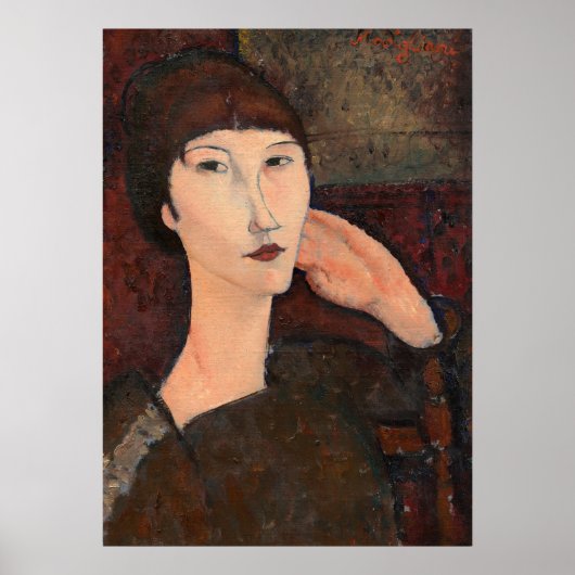 Adrienne - Amedeo Modigliani Fine Art Poster (Vorne)