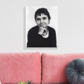 Adrienne Cecile Rich , 1970er Leinwanddruck (Insitu (Wohnzimmer))