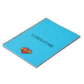 Adrienne Herz Blau Notizblock (Linke Seite)