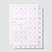 Adrienne Simple Modern Wedding Pergament Einladungen (Versetzt (Einladung))