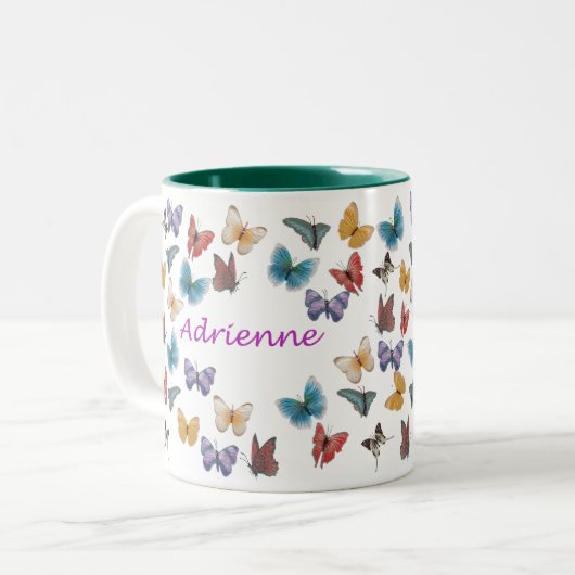 Adrienne Zweifarbige Tasse (Vorderseite Links)