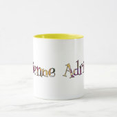 Adriennes bunter Spaß Tasse (Zentrum)