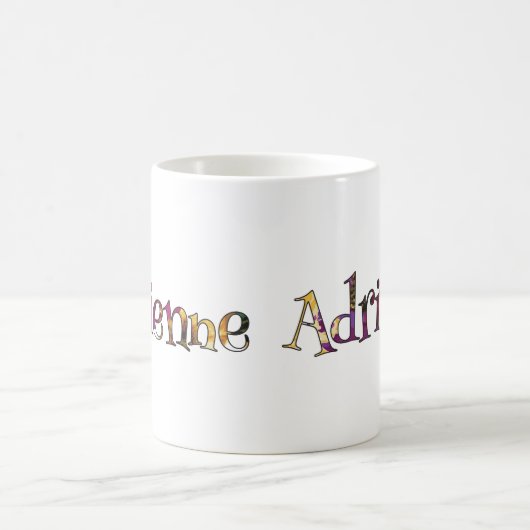 Adriennes bunter Spaß Tasse (Mittel)