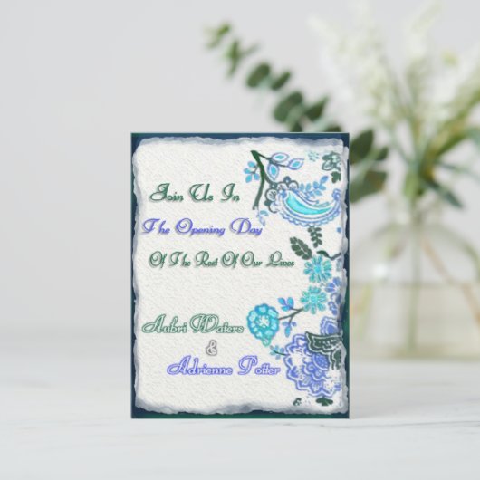 Adriennes letzte Einladung (Stehend Vorderseite)