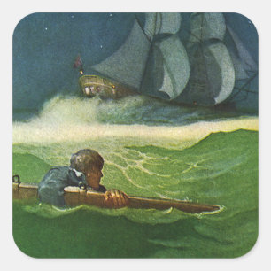 Adrift auf Sea Sticker