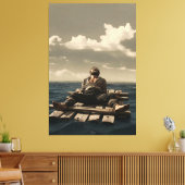 Adrift canvas print leinwanddruck (Insitu (Wohnzimmer))
