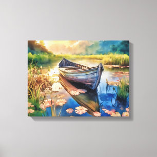 Adrift in den Schilden Leinwanddruck