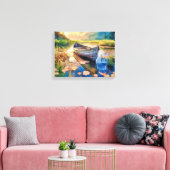 Adrift in den Schilden Leinwanddruck (Insitu (Wohnzimmer))