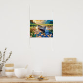 Adrift in den Schilden Poster (Küche)