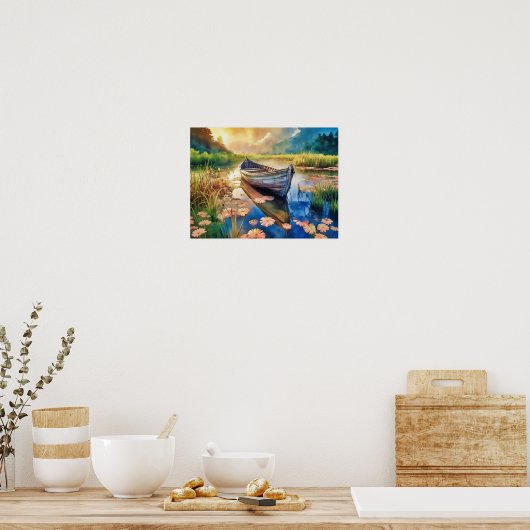 Adrift in den Schilden Poster (Küche)