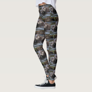 **"Adrift in Liebe: Mama und Baby Otter"*** Leggings