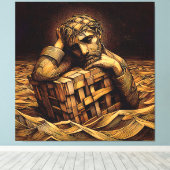 Adrift Leinwanddruck (Insitu (Holzboden))