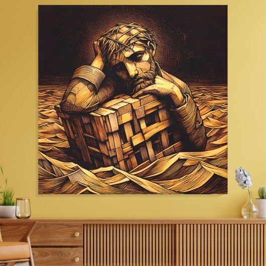 Adrift Leinwanddruck (Insitu (Wohnzimmer))