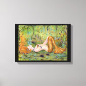 Adrift-Meerjungfrau-Leinwand-Druck von Renee Leinwanddruck (Vorderseite)