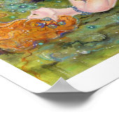 Adrift-Meerjungfrau-Leinwand-Druck von Renee Poster (Ecke)