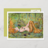Adrift mermaid Postcard von Renee L. Lavoie Postkarte (Vorne/Hinten)