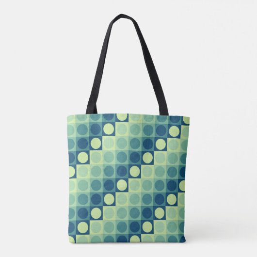 Adrift Polka Grid Tasche (Rückseite)