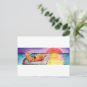 Adrift Postkarte (Stehend Vorderseite)