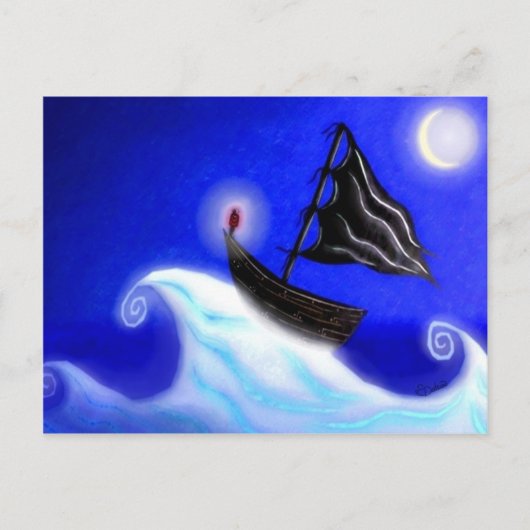 Adrift Postkarte (Vorderseite)
