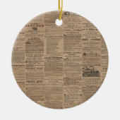 Ads of the Past, NY 1856 Keramik Ornament (Vorne)