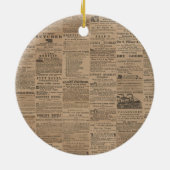 Ads of the Past, NY 1856 Keramik Ornament (Hinten)