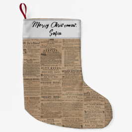 Ads of the Past, NY 1856 Kleiner Weihnachtsstrumpf