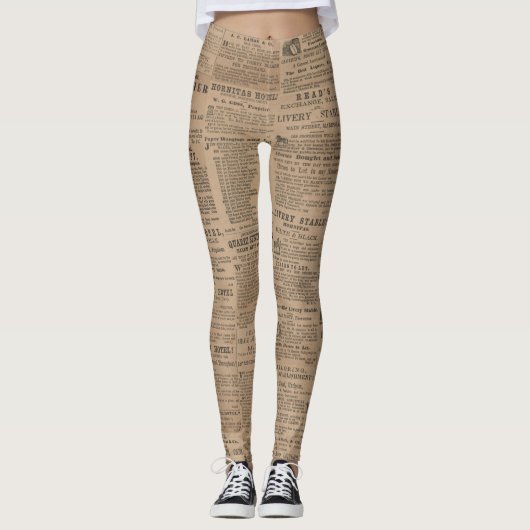Ads of the Past, NY 1856 Leggings (Vorderseite)