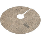 Ads of the Past, NY 1856 Polyester Weihnachtsbaumdecke (Schrägansicht)