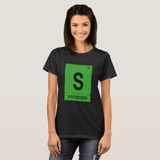 ADSR DAW Synthesizer Periodic Element Analog Syn T-Shirt (Vorne ganz)