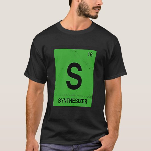 ADSR DAW Synthesizer Periodic Element Analog Syn T-Shirt (Vorderseite)