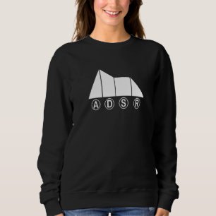 Adsr Synthesizer Musician Music Producer 1 Sweatshirt