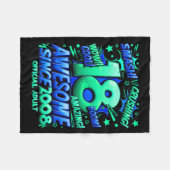 Adult 18 Year Old For Boys 18th Birthday Boy Fleecedecke (Vorderseite (Horizontal))