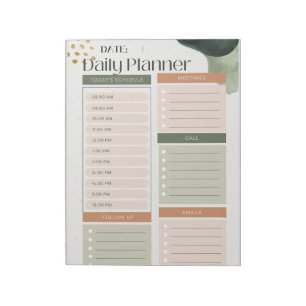 Adult ADHD Tagesplaner Notizblock