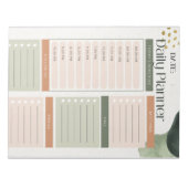 Adult ADHD Tagesplaner Notizblock (Vorderseite)