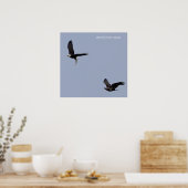 Adult and immature eagles poster (Küche)