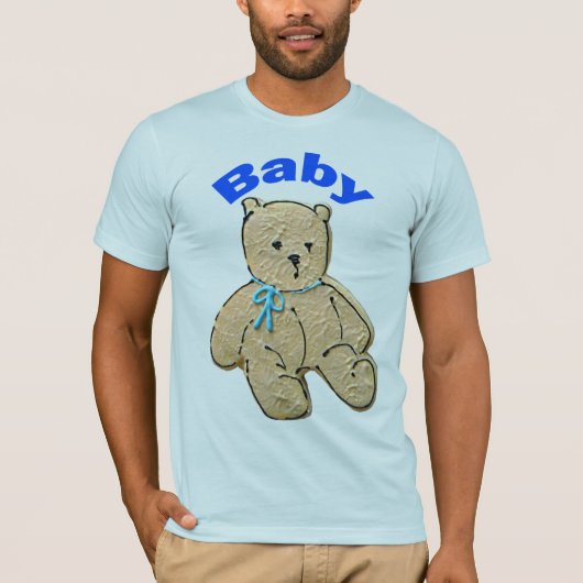 Adult Baby Boy Baby Bear T-Shirt (Vorderseite)
