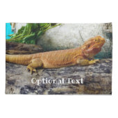 Adult Bearded Dragon Lizard Kissenbezug (Rückseite)