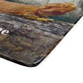 Adult Bearded Dragon Lizard Schneidebrett (Ecke)