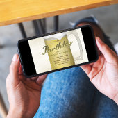 Adult Birthday Party Classic Beer Custom Einladung