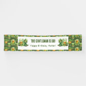 Adult Birthday St Patrick's Day Personalisiert Banner (Horizontal)