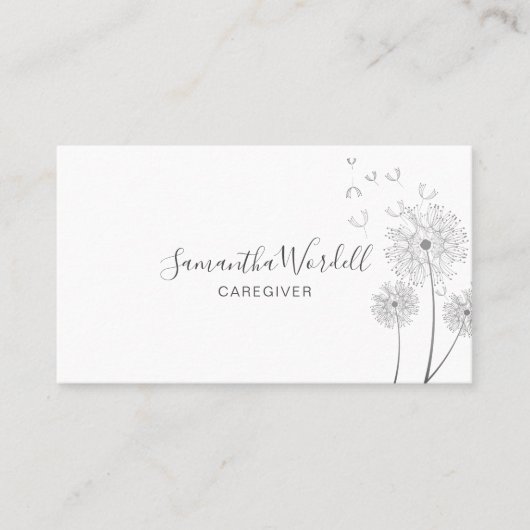 Adult Caregiver Zuhause Health Aid Visitenkarte (Vorderseite)