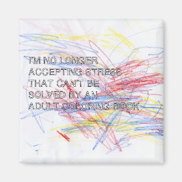 Adult Coloring Book Magnet