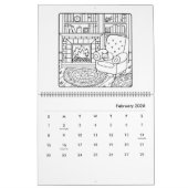 Adult Coloring Calendar Kalender (Feb 2026)