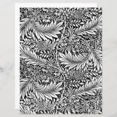 Adult Coloring Page - William Morris Larkspur (Vorne/Hinten)