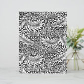 Adult Coloring Page - William Morris Larkspur (Stehend Vorderseite)