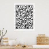 Adult Coloring Poster William Morris Anemone (Küche)