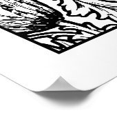 Adult Coloring Poster William Morris Anemone (Ecke)