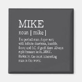 Adult Definition First Name Mike Men Funny Magnet (Vorne)