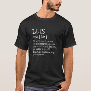 Adult Definition Vorname Luis Men Funny T-Shirt