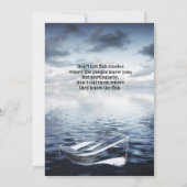 Adult Fisherman Birthday the Legend Einladung (Rückseite)